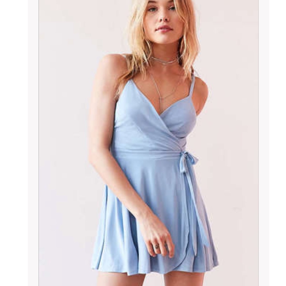 Kimichi Blue Veruca Skorted Romper- Periwinkle